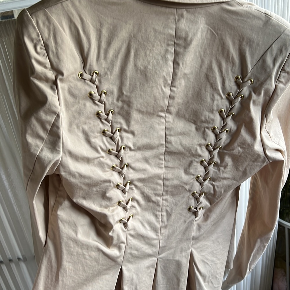 Body by Victoria Tan Corset back jacket sz 14 CLX62
